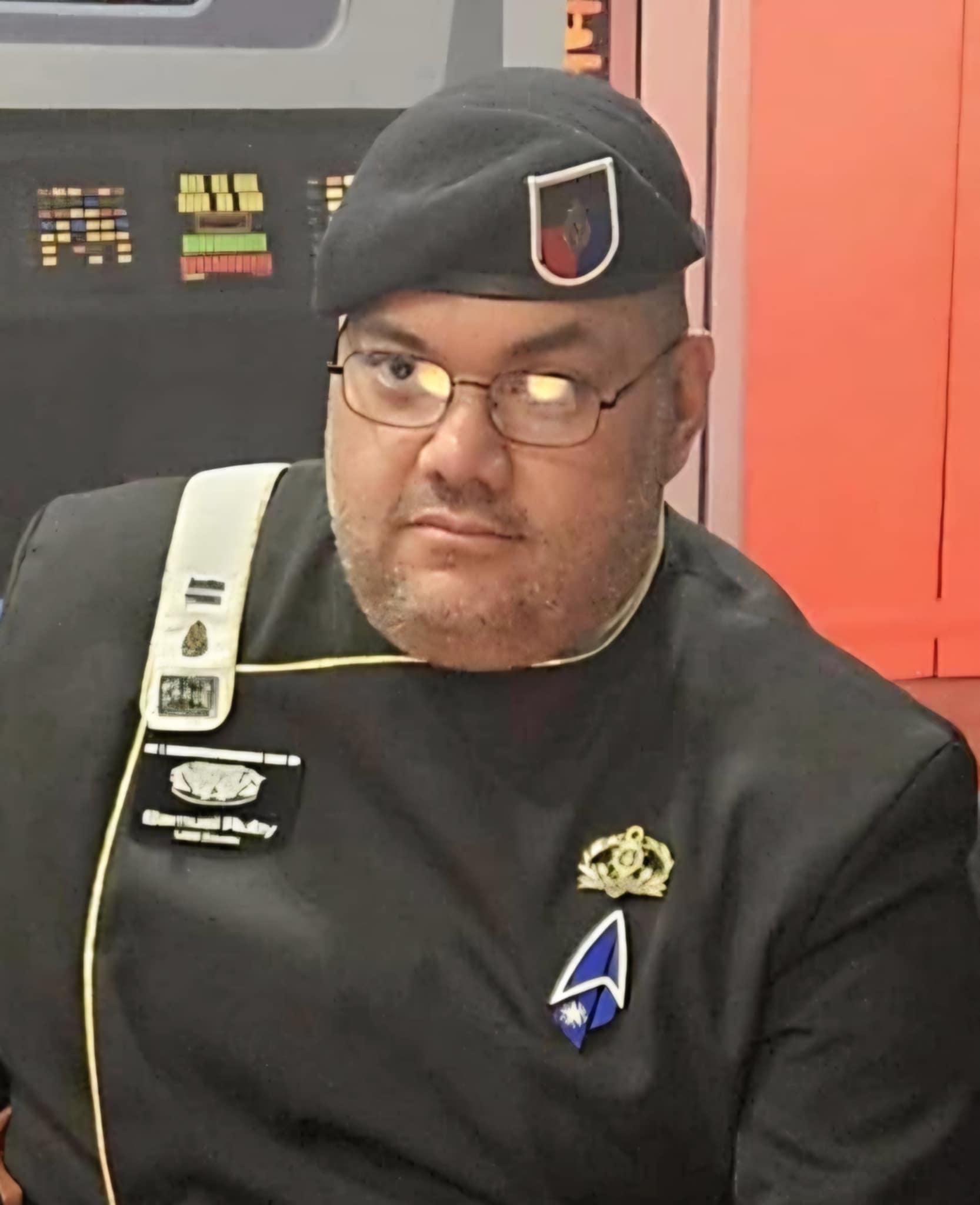 Portrait of Sam Ruby, Commanding Officer