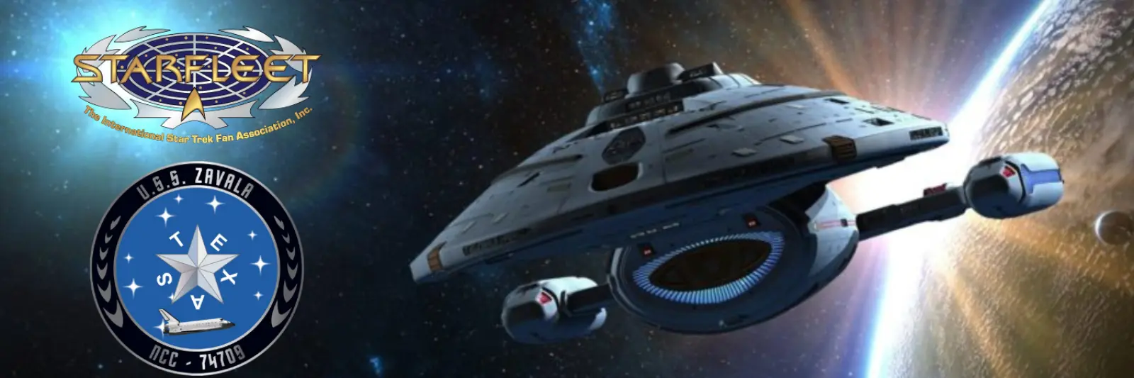 USS Zavala NCC-74709 Starship in deep space